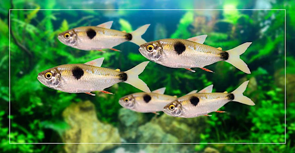 3-Pack Bucktooth Tetra Exodon 1-1.5 Inch Live Freshwater Aquarium Fish Tank Pros