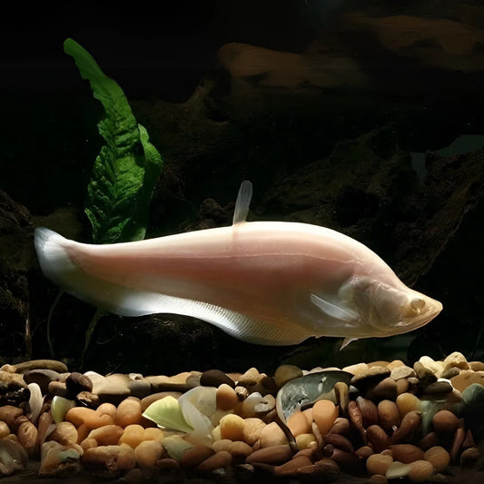Albino Clown Knife Fish 3.0–3.5” – Live Exotic Freshwater Aquarium Fish for Large Tanks